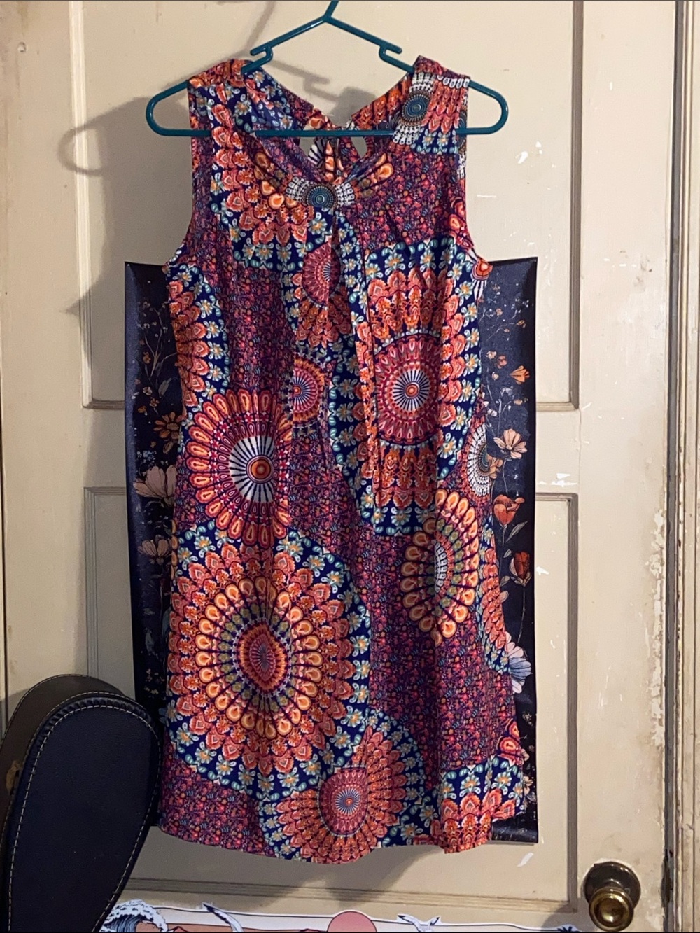 COLINE MEDALLION MINI DRESS Sleeveless BOHO NWT